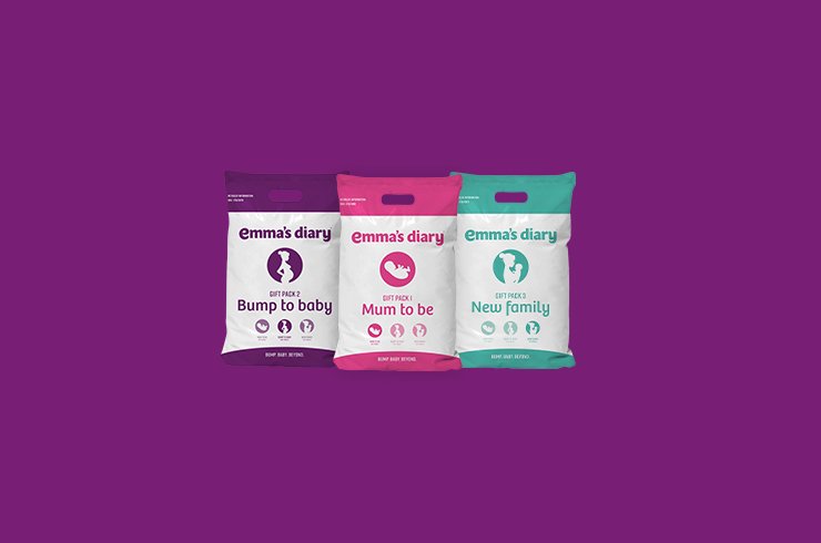 3x free emma's diary gift packs.